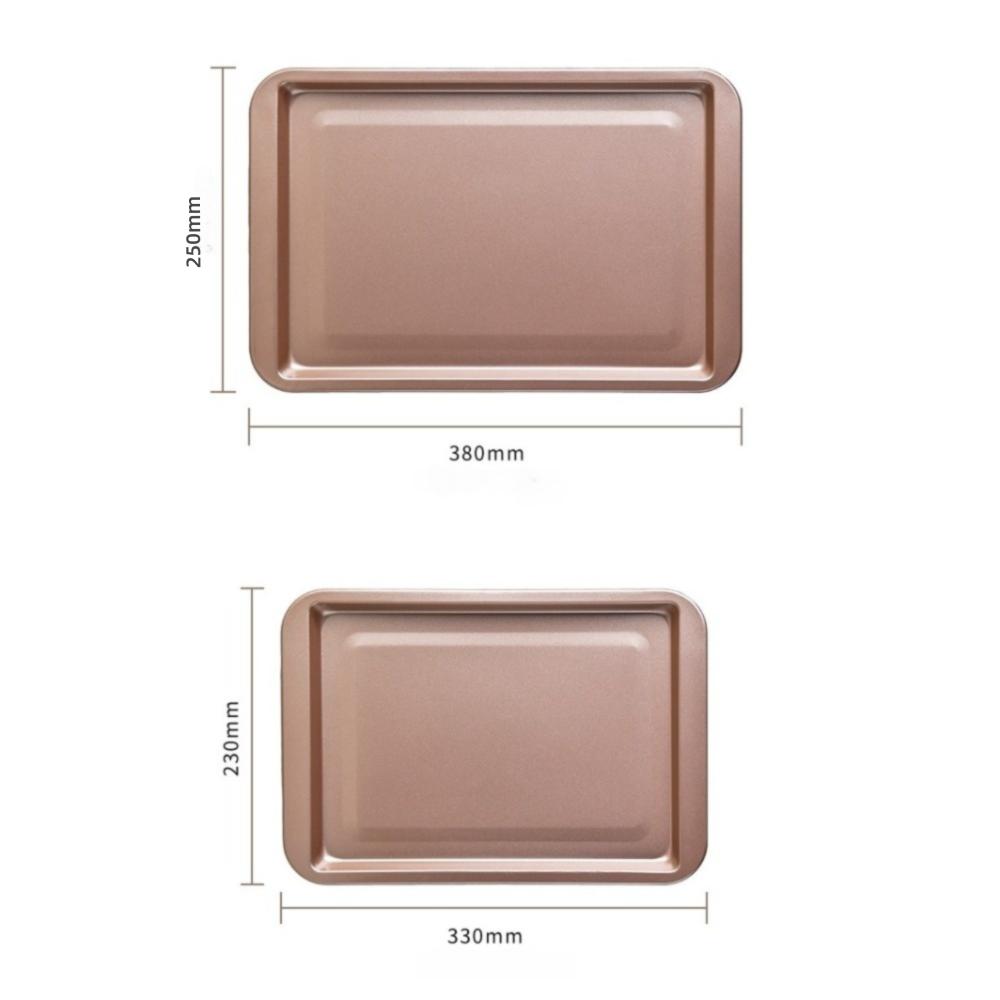 Creative Thickned Baking Pan Rectangle Non-Stick Baking Sheet Multifunctional Oven Tray Household