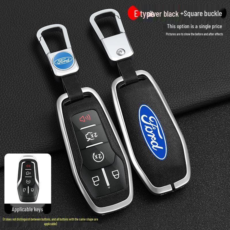 Ford Taurus Key Case for 2015-2017 Explorer Mustang - Metal Shell with Buckle