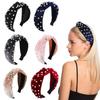 Parel Hoofdband voor Vrouwen Eenvoudige Geknoopte Haarband Mode Hoofddeksel Meisjes Haaraccessoires