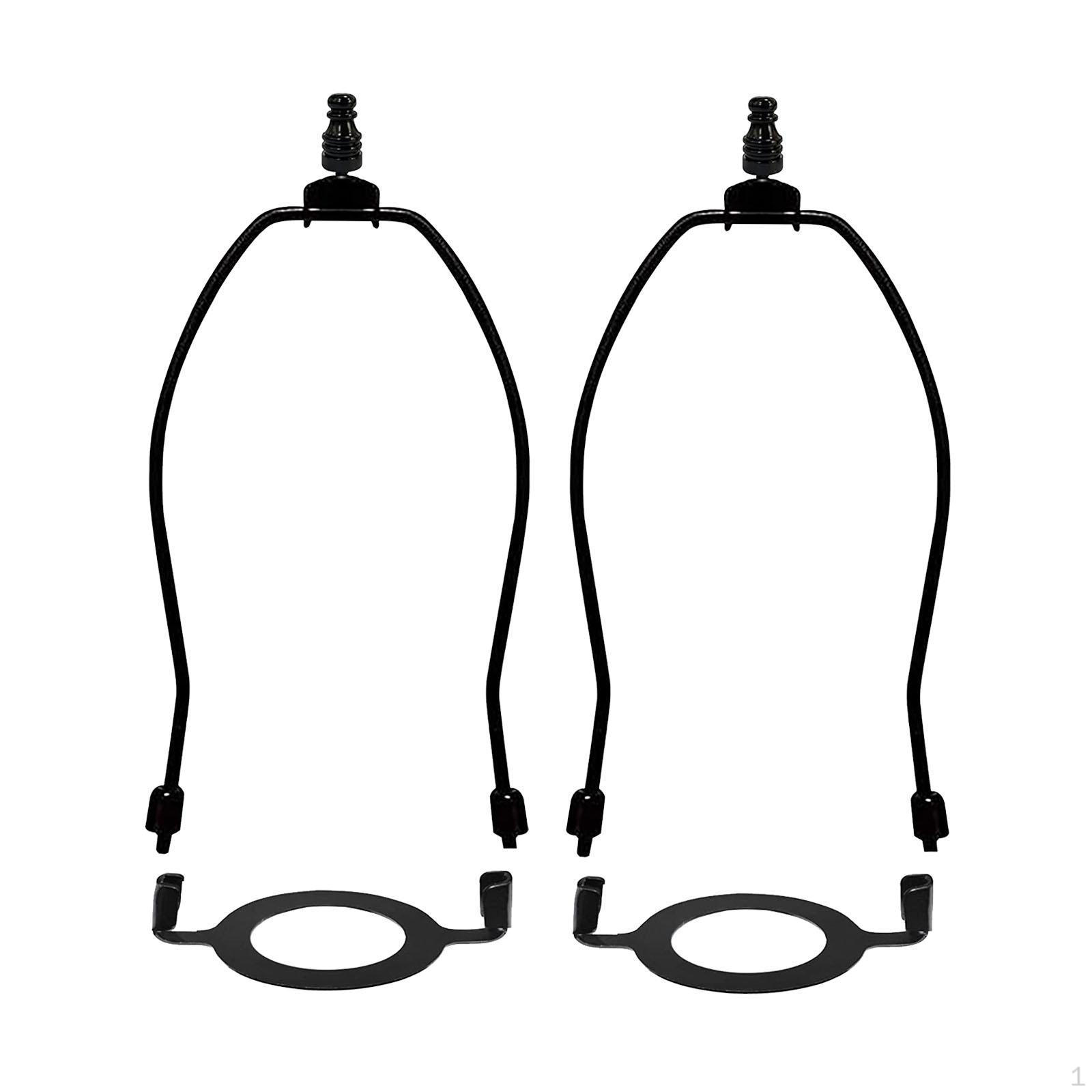 

2 шт. абажур держатель арфы светильник арфы E26 кронштейн аксессуары чёрный