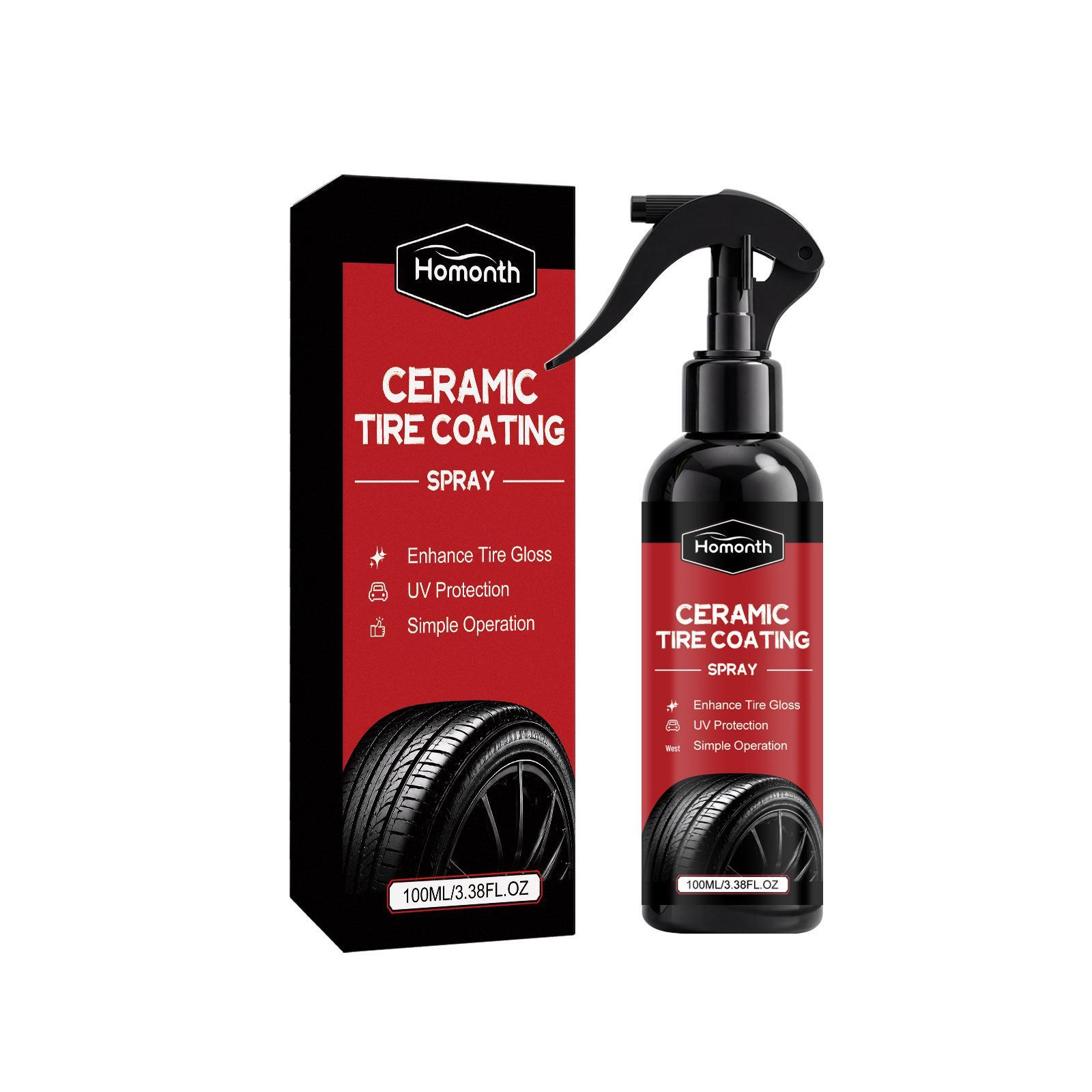 HOMONTH Tire Shine & Polish Spray for Car Care