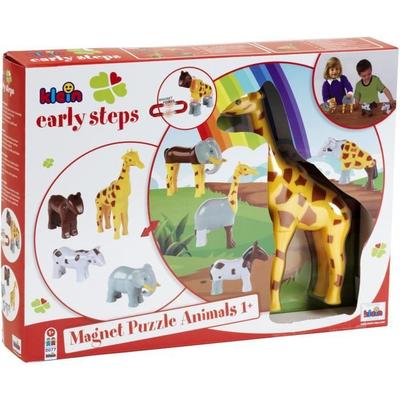 Animales magnéticos - KLEIN - 0065 - 4 animales grandes Rompecabezas Divertido, caja abierta - 16 piezas - Desde 12 meses