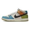 Nike Dunk Mid Pale Ivory Multi-Color Men Sneakers Mineral-Teal Moss Black DV0830-100