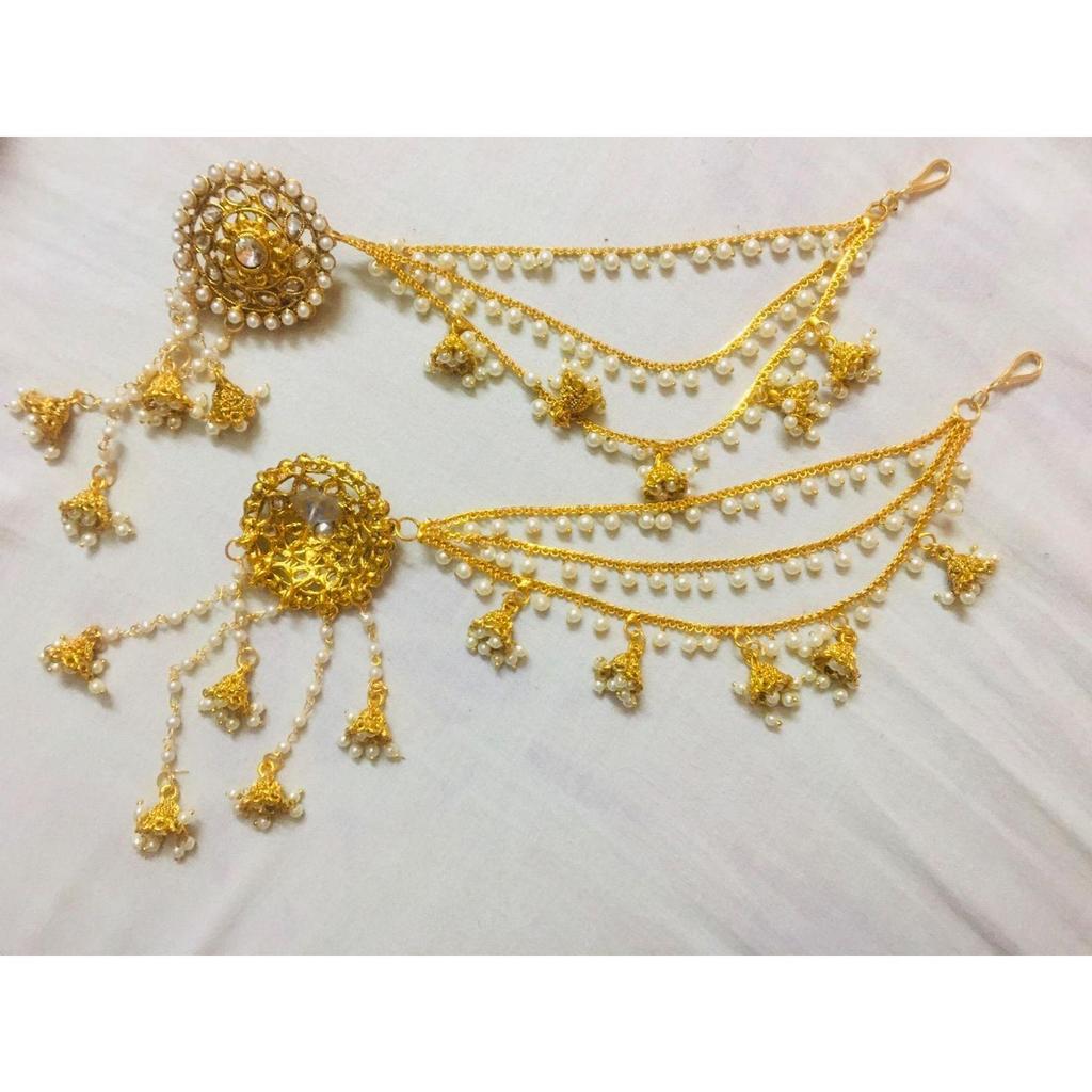Fashion Latest Stylish Fancy Gold Plated Traditional Earring for Women