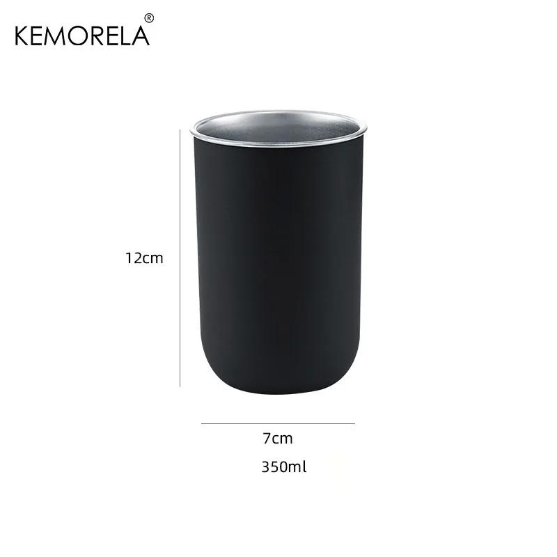 1PCS Stainless Steel Thermos Coffee Cup Mug Simple Insulated Coffee Mug Thermal Bottle Heat-resistant Thermos Mug Drinkware