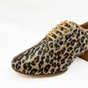 Fashion New Material Dance Shoe Three-dimensional Leopard Print Adult Women Indoor Soft-soled Latin Dance Teacher Dancing Shoes