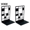 Decorative Bookends 1 Pair Tree of Life for Shelves, Heavy Duty Bookshelf Smooth Edge Organizer, Hollow Book Holder Stoppers Desk, Office Library
