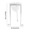 Jelly Strainer for Canning Stainless Steel Jelly Strainer Stand Reusable Nylon Mesh Filter for Homemade Vinegar Cooking Canning