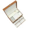Jewelry Box Large Capacity 3 Layers Multifunctional Ring Necklace Earring Storage Box with Lock for Home