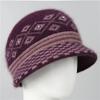 Mom Hat Women'S Season Warm Thickened Knitted Wool Hat Cold Grandma Old Lady Basin Hat
