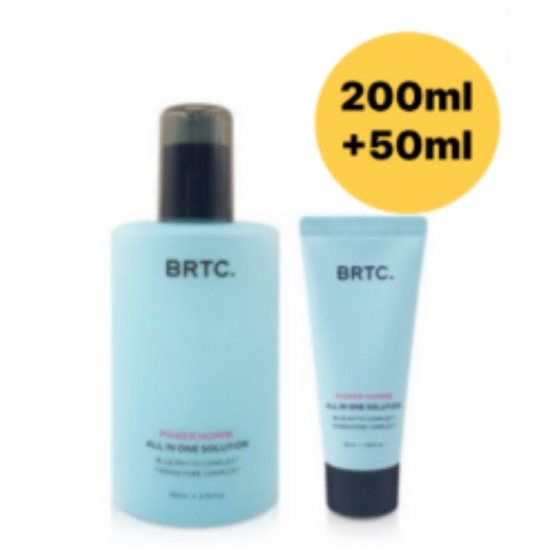BRTC Power Homme All-in-One Men’s Skincare Set 200ml + 50ml – Hydrating, Soothing & Anti-Fatigue Korean Cosmetics