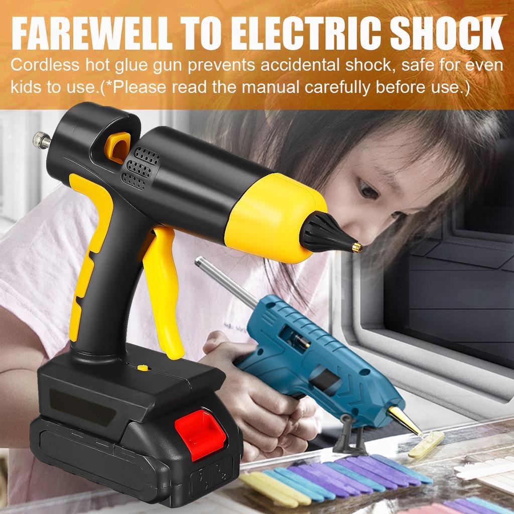 1180W Hot Melt Cordless Glue Gun with switch 11mm Stick Home DIY Repair Tool