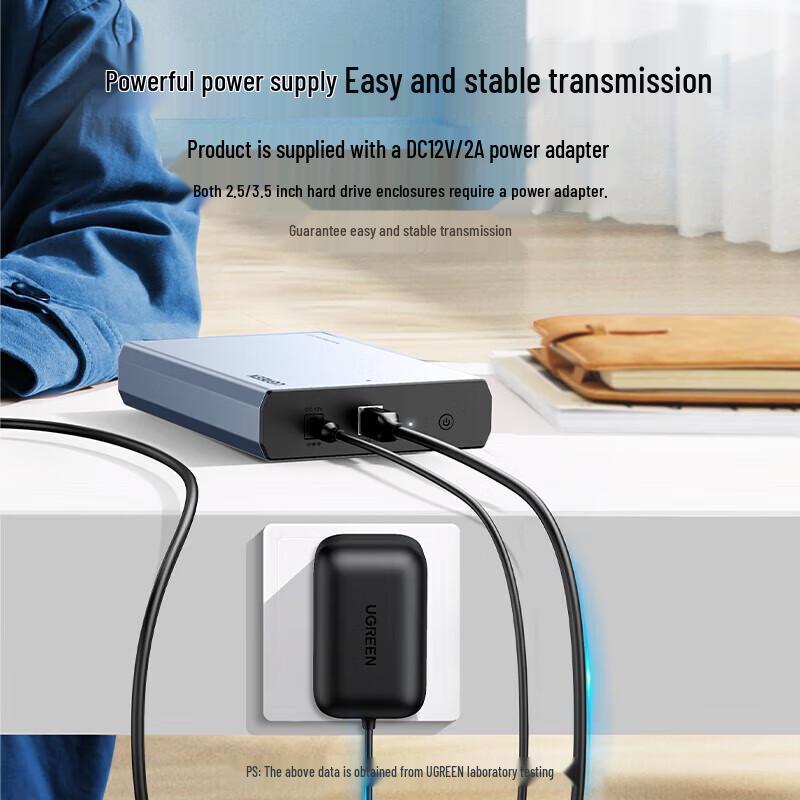 UGREEN USB 3.0 External Enclosure for 2.5/3.5 inch SATA Drives