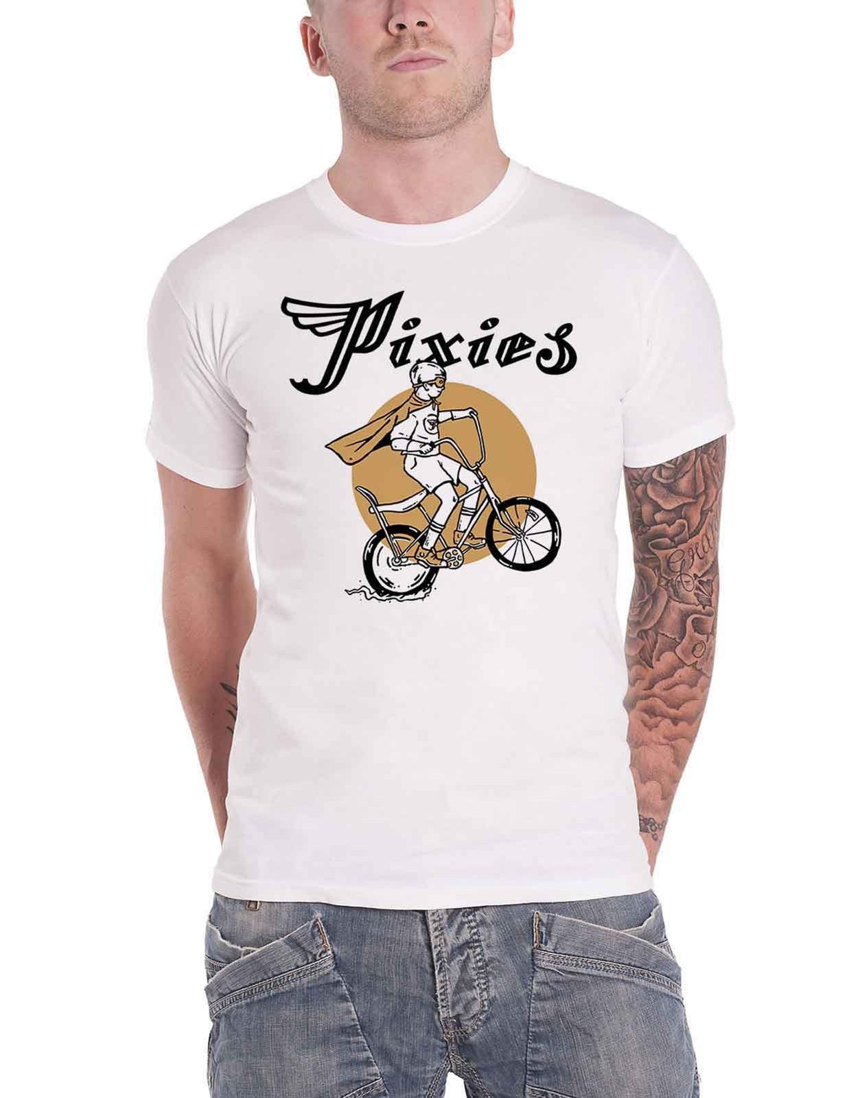 Pixies T Shirt Tony new Band Logo Official Mens White Unisex T-Shirt L