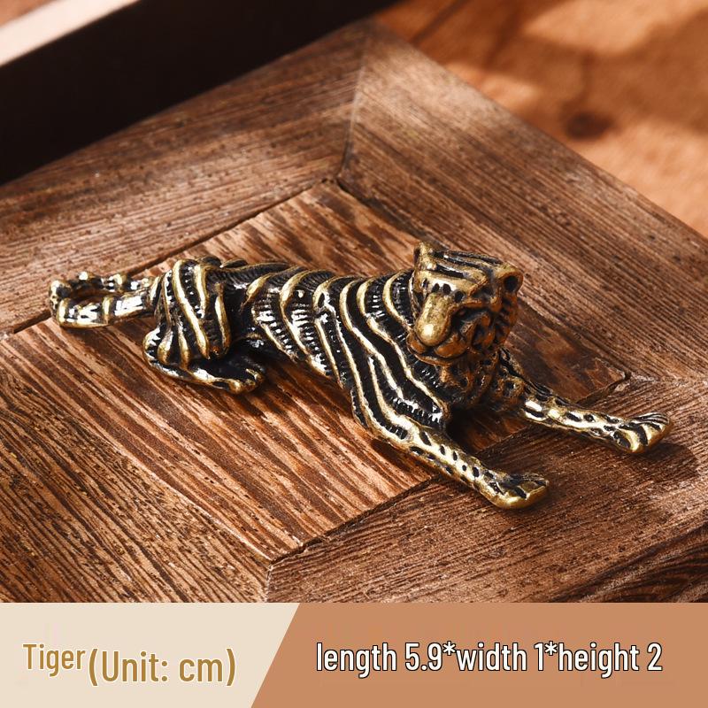 Komplettes Set Messing Chinesische Tierkreisfiguren: Ratte, Ochse, Tiger, Hase, Drache, Schlange, Pferd, Schaf, Affe, Hahn, Hund, Schwein.