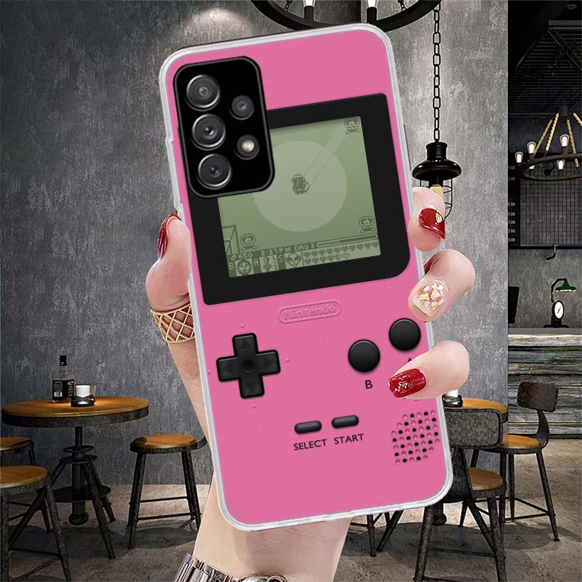 

Чехол для телефона Gameboy Boy Game Soft для Samsung Galaxy A12 A22 A32 A52 A72 A02S A51 A50S A71 A70 A31 A20S Note 20 Ultra S10 A10S Ga Samsung A52S 5G