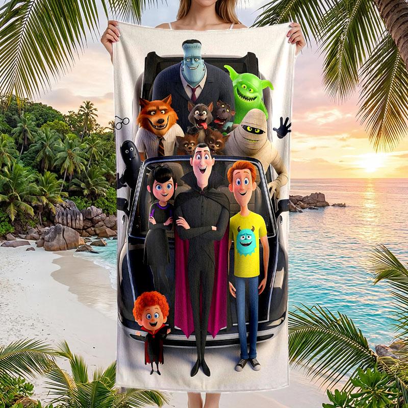 Large Beach Towel Quick Dry Absorbent Towel For Beach IndoorHotel Transylvania
