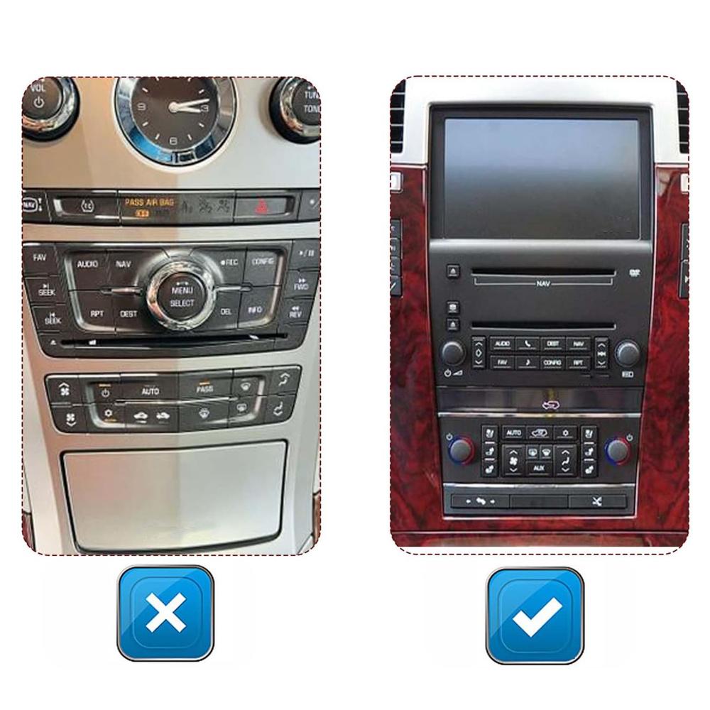 Radio Worn Button Repair Decal For Cadillac Escalade EXT ESV 07-13