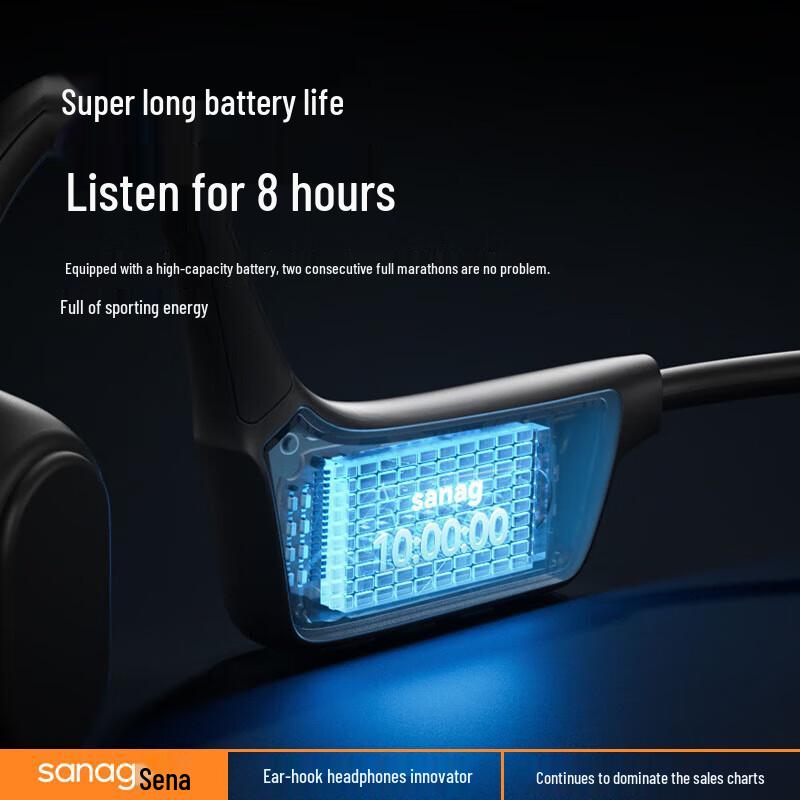 SANAG Open-Ear Air Conduction Sports Earbuds with 32GB Storage