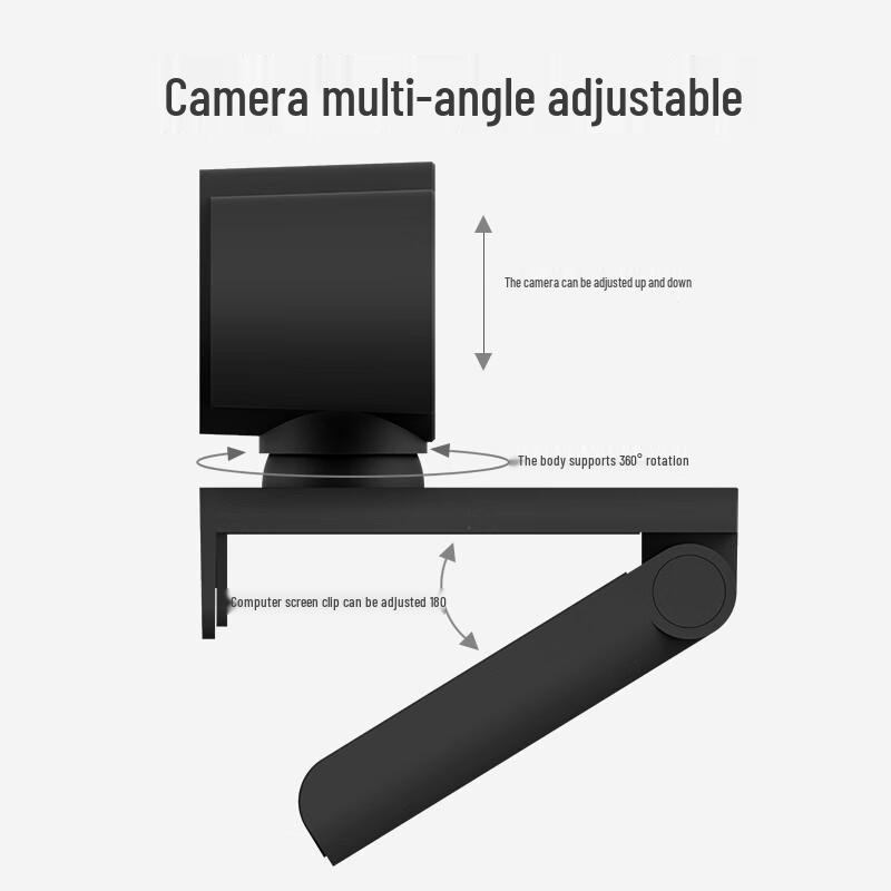 Lenovo thinkplus 4K Auto-Focus USB Webcam with Microphone