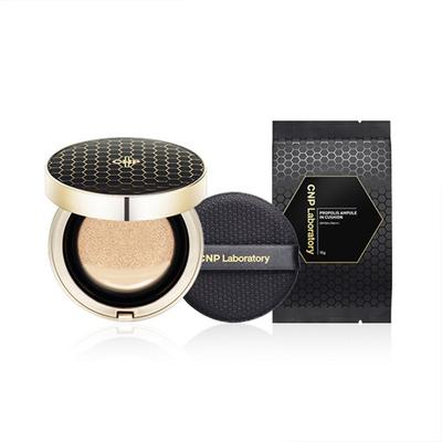 CNP Tea & Park Propolis Ampoule in Cushion Foundation 15g + Náplň 15g Set, Nie. 21, 1 Súprava