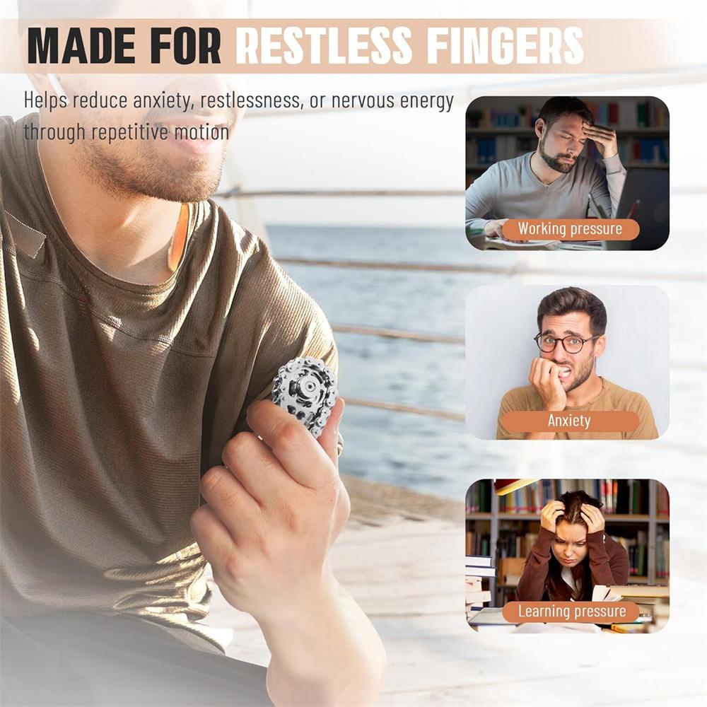 New Sprockets Flywheel Fingertip Gyro Fidget Spinner Antistress Anxiety Metal Bike Chains EDC Spinner Fidget Toys For Adult