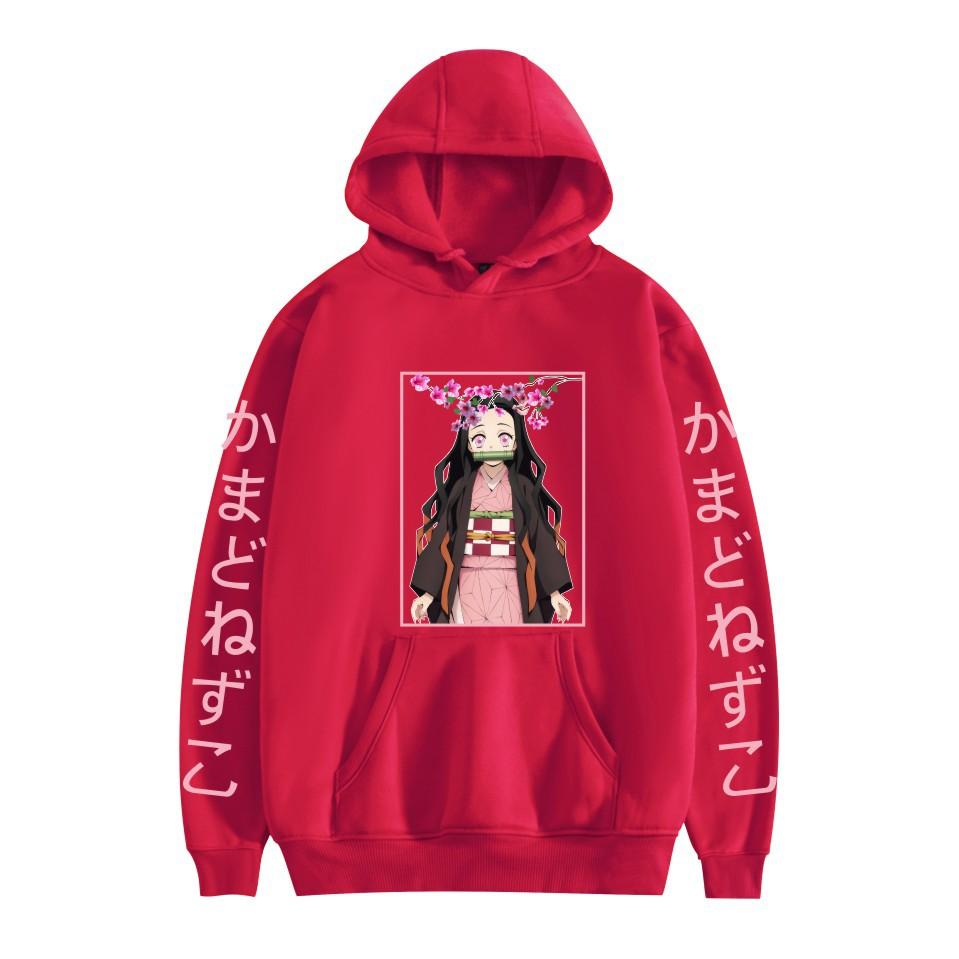Kimetsu No Yaiba Demon Slayer Mikiny Anime Kamado Nezuko Grafický tisk Harajuku Mikina Unisex Y2k Oblečení Sudadera