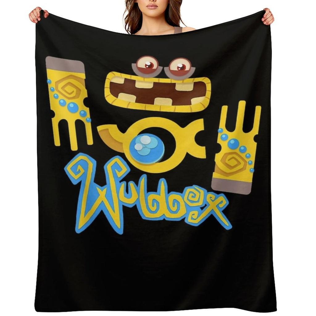 My Singing Monsters Wubbox Funny Throw Blanket cosplay anime Nap Thins Hair Blankets