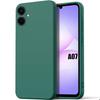 Protective Case - BOOLING - for Samsung Galaxy A07 - Soft Silicone Slim Anti-Scratch Night Green