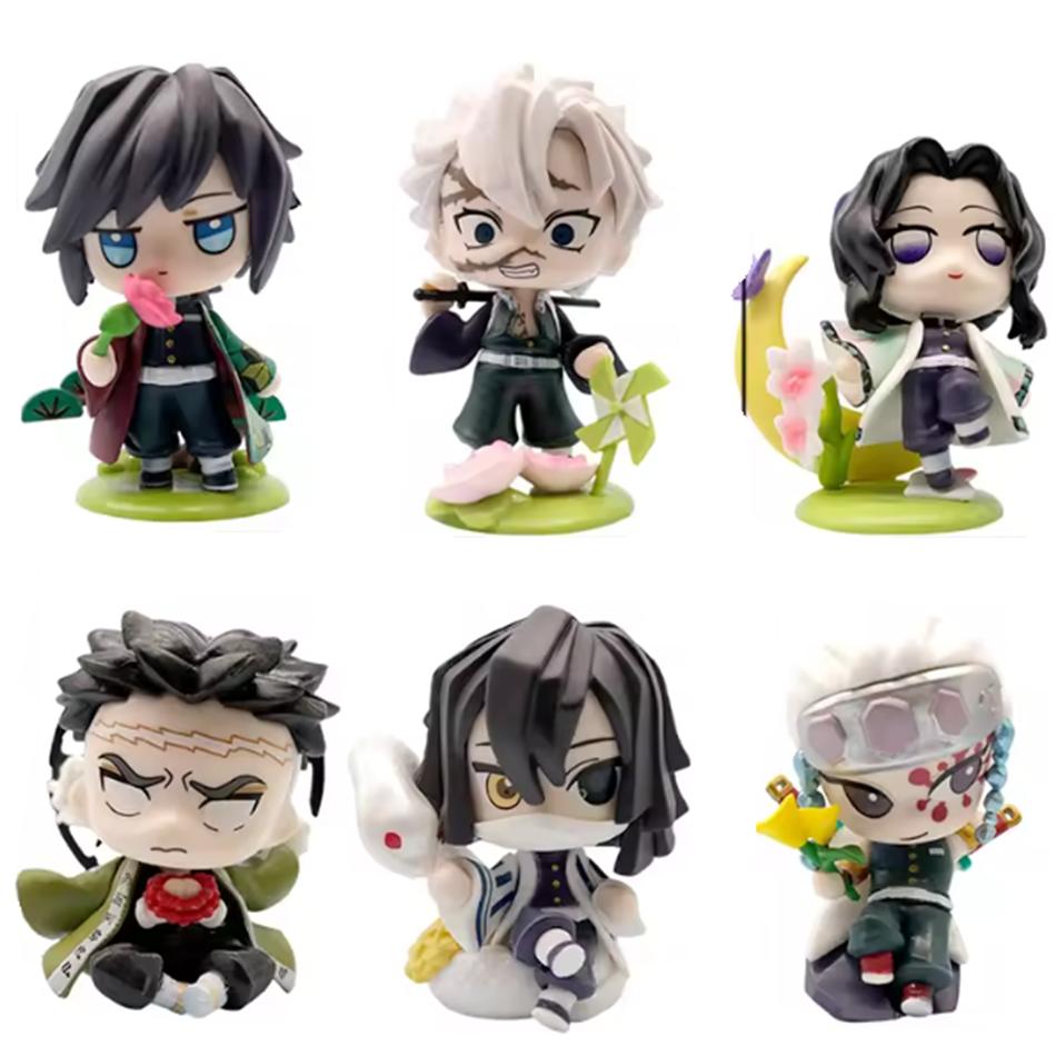 New Demon Slayer Mystery Box Anime Mystery Figures Blind Box Kamado Nezuko Tanjirou Hashibira Inosuke Surprise Box Birthday Gift