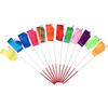 Kids Dance Ribbon Streamer Set 24 Pieces Assorted Colors 400x5cm Gymnastics Stick