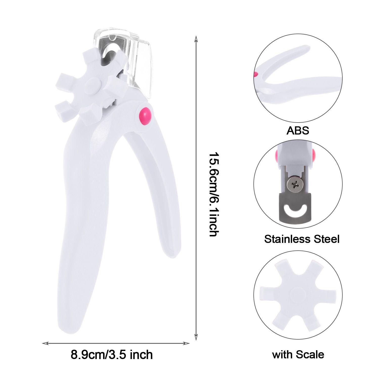 for Artificial Nail Nail Tip Trimmer False Nails Cutter Fake Nail Clippers Nail Clipper U-shaped белый