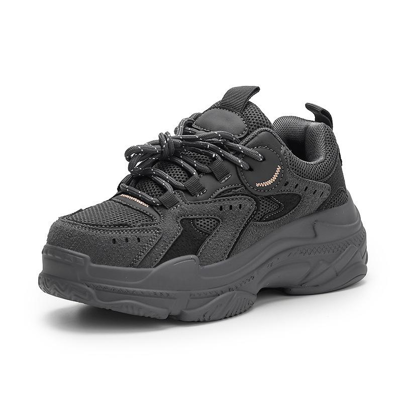 New Men's and Women's Sports Shoes Ins Autumn Mesh Platform Couple Dad Shoes Men's and Women's Trend Sports and Leisure Shoes