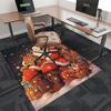 Christmas Santa Claus Chair Mat - Anime Cartoon Design, Non-Slip Carpet for Office, Home Decor, Living Room, Bedroom, Game Room & Dormitory.R050