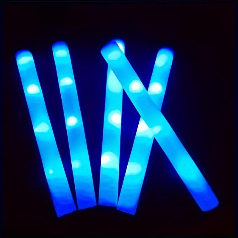 

20/30pcs Led Foam Sticks Glow Sticks Blue Light Up Baton Wands LED Fluorescent Stick Glow in The Dark Party Supplies for Parties 20pcs синий