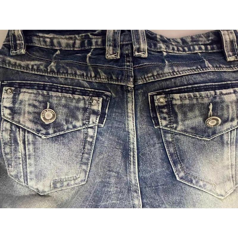 Jeans Cargo Larghi Donna Y2K Vita Alta – Grigi, Gamba Larga, Tasche Con Patta – Moda Anni 90