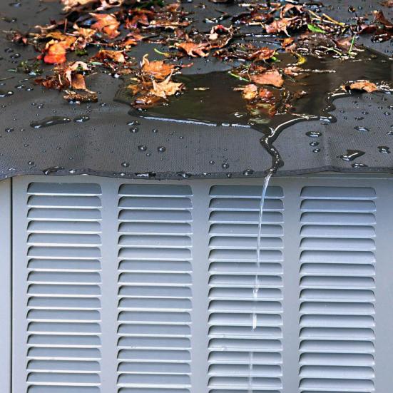 Yousheng - Fundas de invierno para aire acondicionado, unidad exterior, cubierta central impermeable, cubierta superior para unidad de aire acondicionado, cubierta para bomba de calor de condensador exterior