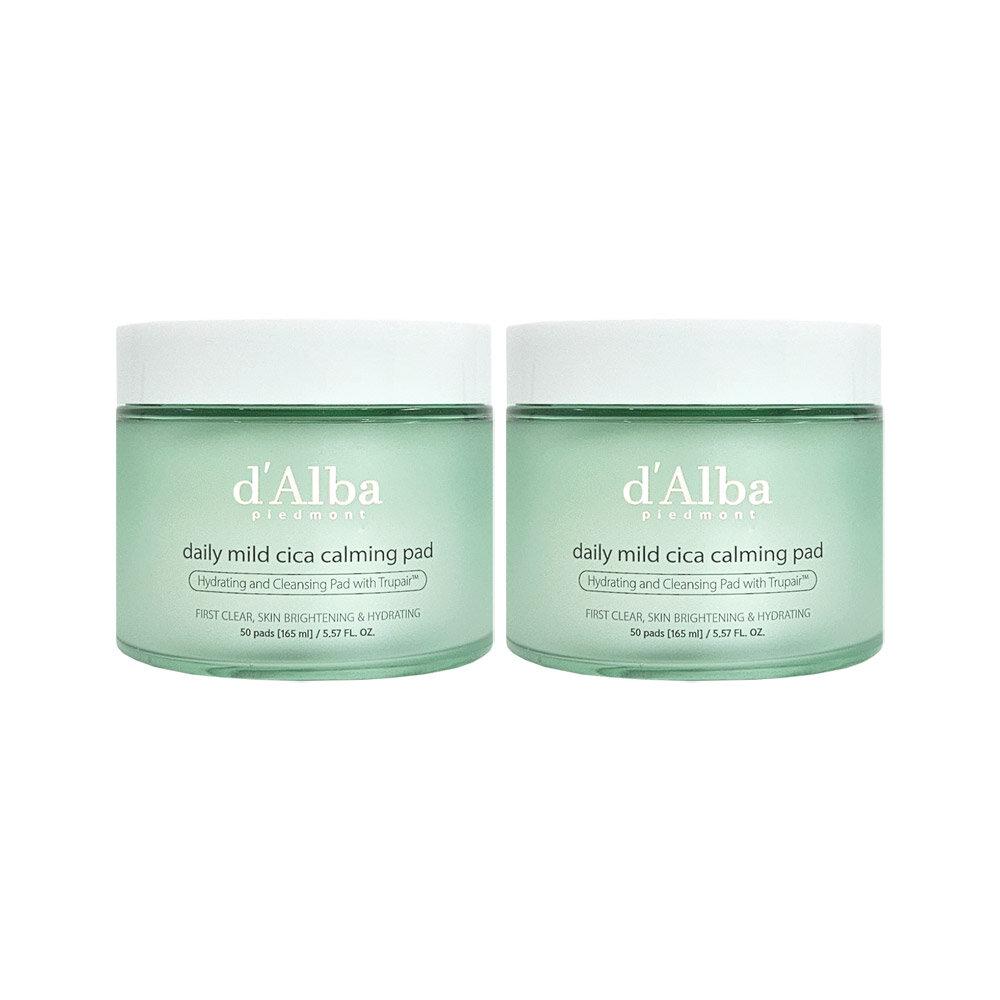 d Alba Daily Mild Cica Calming Pads 50 sheets 165ml (2 packs) d Alba Mild Cica Calming Pads (2 pcs)