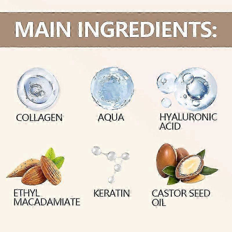 Leave-In Rizinusöl Lockencreme - Lockenverstärker & Frizz-Kontrolle Für Lockiges Haar, Definiert Locken Styling-CremeHydriert & Haarstyling