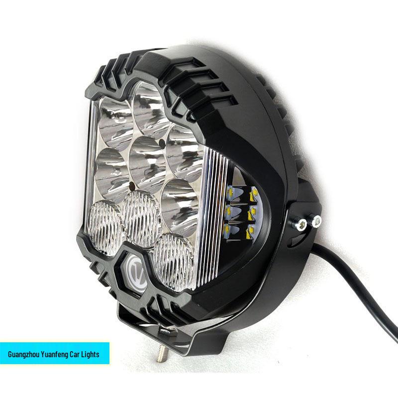 5-inch LED Amber Flashing/Wide-Angle Driving Light for Off-Road Vehicles