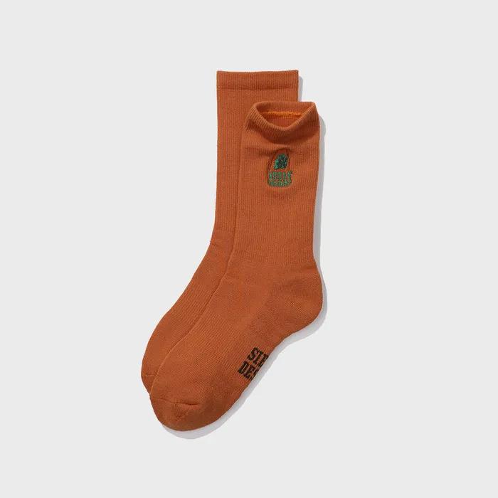 Original Logo Embroidered Coolmax Socks ORANGE