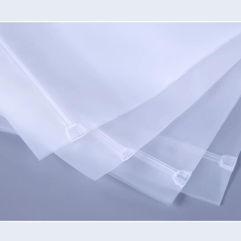 Thicken CPE Frosted Self Sealing Bag Clothing Food Storage Dust-proof Plastic Sealed Pouch Books Decorations Cultural Toys Sticker Packaging Bags