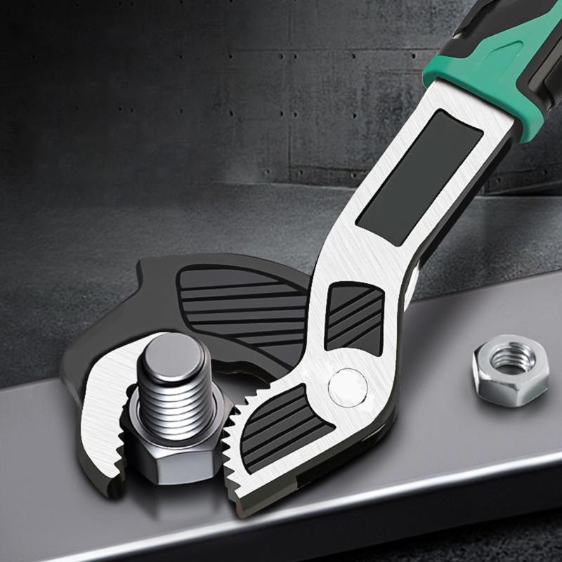 Large Opening Spanner 6/8/10/12inch Professional for Industrial Application Home Repair Pipes Vise Building Wrench