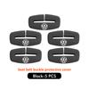 Car Seat Belt Buckle Cover Anti-Scratch Protector Clip Accessory For Volkswagen VW Scirocco Passat Polo B5 B6 B7 CC Tiguan Zh4