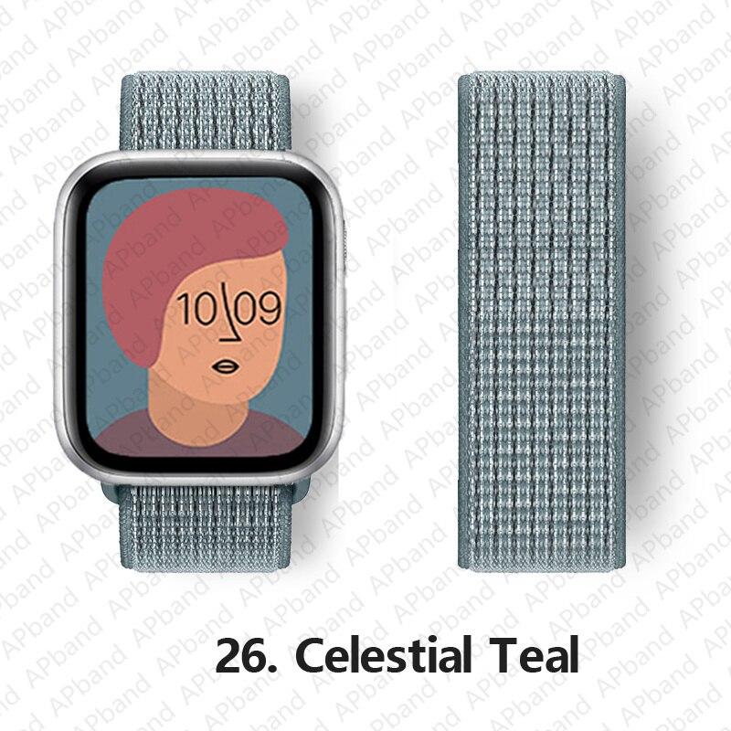 Nylon Band Voor Apple horlogeband 44mm 40mm 42mm 38mm 41mm 45mm 41 45 smartwatch polsband riem lus armband iWatch 3 4 5 se 6 7