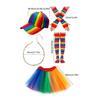 Halloween Costume Fancy Dress Accessories for Women Masquerade Cosplay Headband Earrings Glasses Skirt Gloves Leg Sleeve