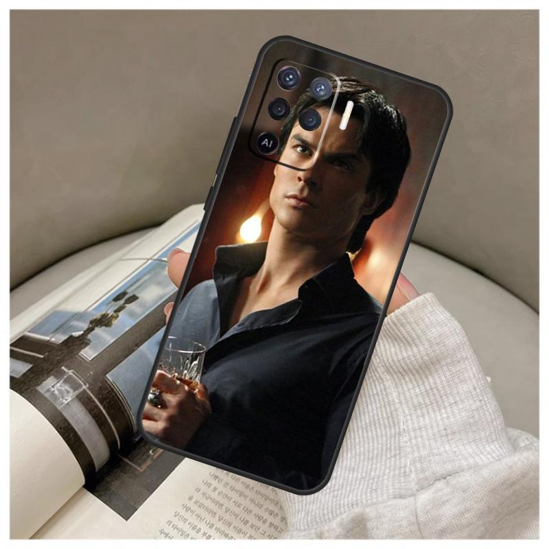 Damon Salvatore Vampire Diaries Case For Oppo A17 A57 A77 A40 A78 A54 A74 A94 A76 A16 A96 A18 A60 A80 A38 A58 A98 A15 A5 Pro