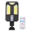 Solar Wall Light IP65 Waterproof 3000LM 2400MAH Battery Motion Sensor Outdoor Lamp for Pathway