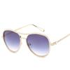 Occhiali da Sole Quadrati Oversize da Donna Glamour con Lussuoso Design della Montatura Bling