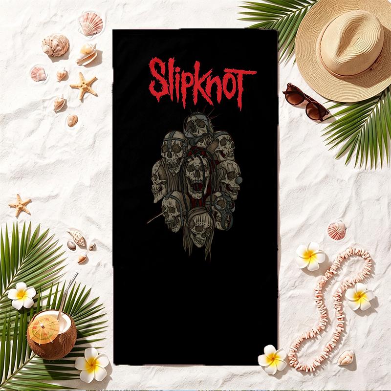Slipknot Soft Beach Towel Stylish Beach Pool Towel for Summer Seaside Vacation Travel